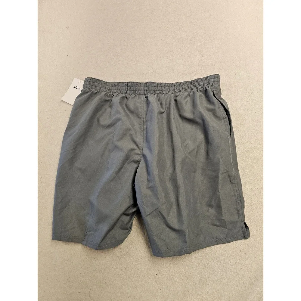 Nike Swim Mens Gray Mesh Lined Board Shorts Trunks XXL NESSF558-051‎